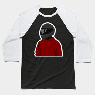 Rider with Helmet Baseball T-Shirt